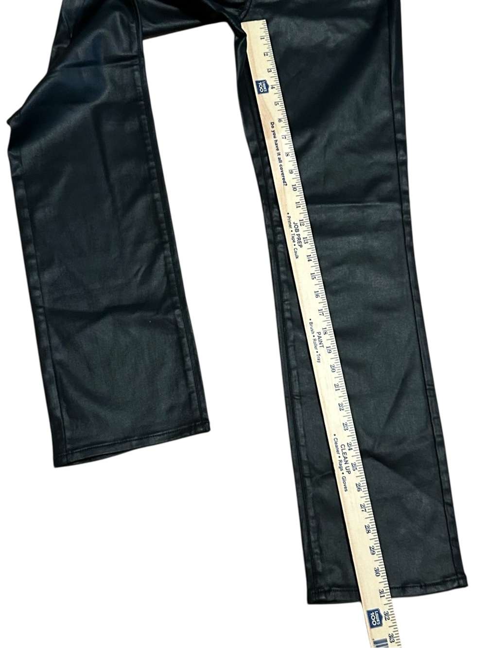 New NYDJ Marilyn Straight Black Coated Jeans Size 6 LiftxTuck - Picture 4 of 6